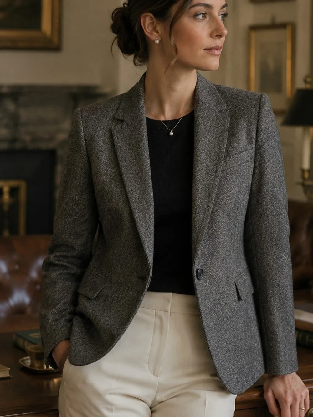 J.Crew 100% Wool Blazer Jacket | Size 6 | Classic Career | Timeless Tailored |